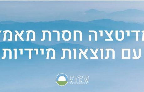 גישה ישירה לטבע המיינד- מפגשים פתוחים וסדנאות